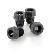 72002 Wine Stoppers Pack of 4-Black 72002 Wine Stoppers Pack of 4-Black