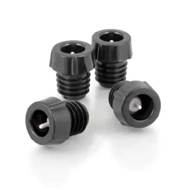 72002 Wine Stoppers Pack of 4-Black 72002 Wine Stoppers Pack of 4-Black