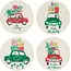 Now Designs 1042006 - Soak Up Coaster S/4 Winter Wheels