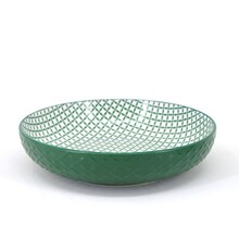 484402GR-Shallow Bowl-Green