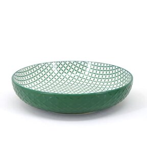 484402GR-Shallow Bowl-Green