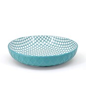 484402TL-Shallow Bowl-Teal