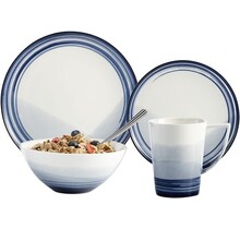 7160.07916-Signature Blue 16pc Dinnerware Set