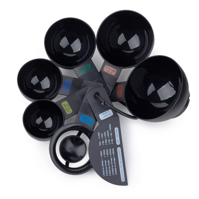 4838 Measuring Cup Set-Black