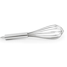 5823 S/S Whisk Solid Handle 8"