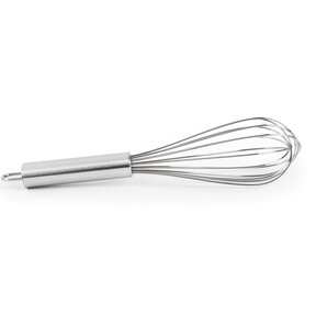 5823 S/S Whisk Solid Handle 8"