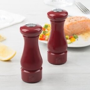 0538068 Maya Salt & Pepper Shakers-Red