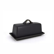481107 Park West Butter Dish- Black