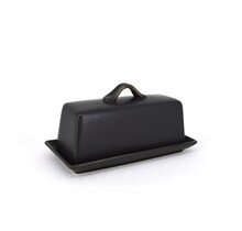 481107 Park West Butter Dish- Black