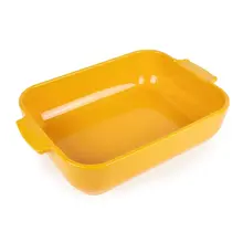 61425-Appolia Rectangular Baker-15.75"-Saffron Yellow