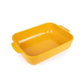 61432-Appolia Rectangular Baker-12."-Saffron Yellow