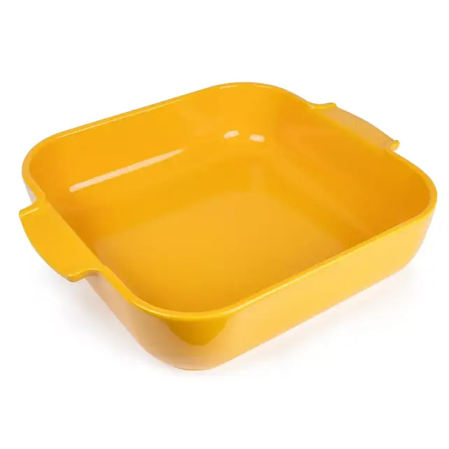 61456-Appolia Square Baker-14.25"-Saffron Yellow
