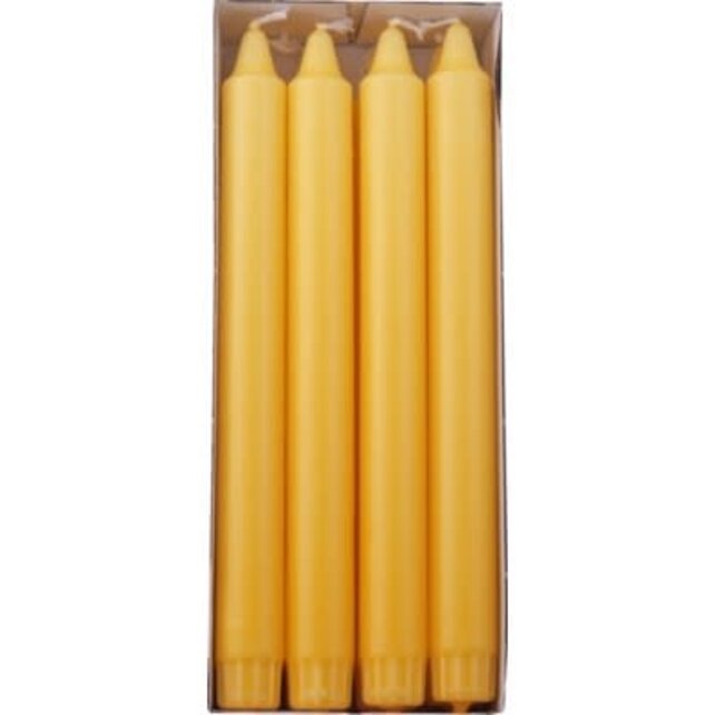D2324860 10" Crown Candle-Yellow D2324860 10" Crown Candle-Yellow