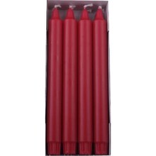 D23248401  10 " Crown Candle-Dark Red