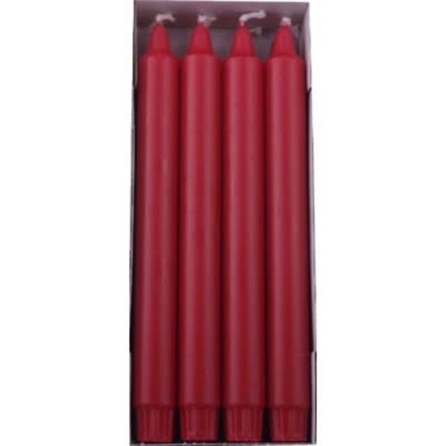 D23248401  10 " Crown Candle-Dark Red