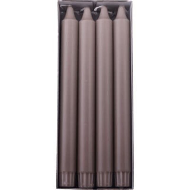 D2324828-10" Crown Candle-Dark Sand