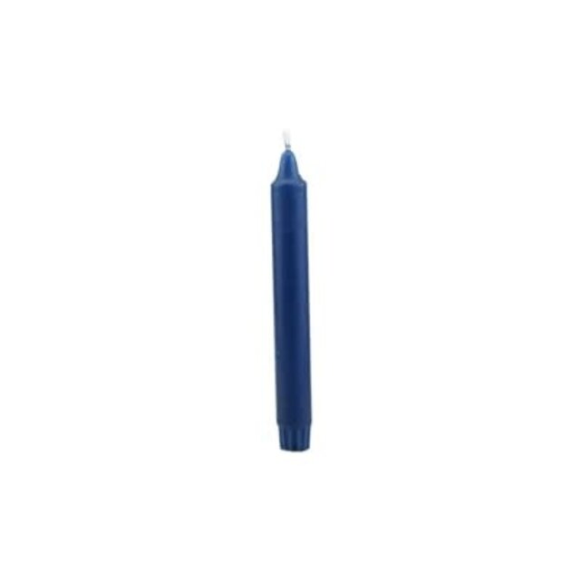 D2324853 10" Crown Candle-Dark Blue