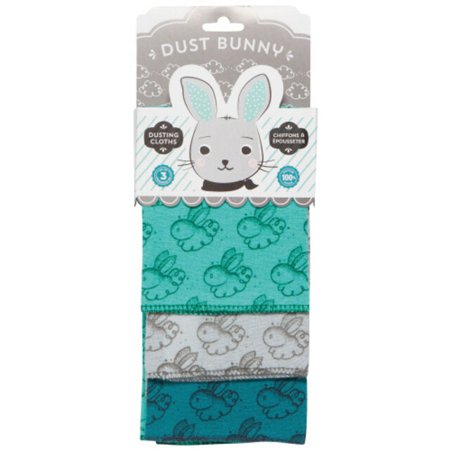 2104001 Dusting Cloth Set/3-Dust Bunny