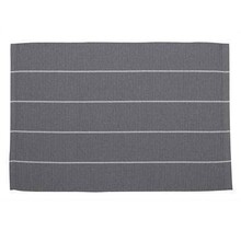Poly Cotton Mini Stripe - Grey