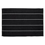 S1134-BK -Poly Cotton Mini Stripe Placemat -Black