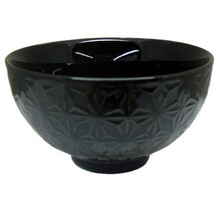 Textured Rice Bowl-Black