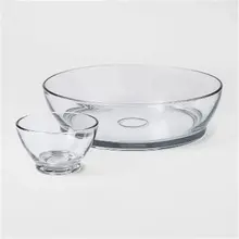 13341 Anchor Hocking Glass 2 pc. Chip 'N' Dip