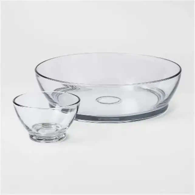 13341 Anchor Hocking Glass 2 pc. Chip 'N' Dip