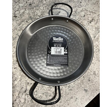 BEL01143 Paella Pan Polished Steel 17"