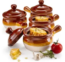 BOW006A Onion Soup Bowls Set/4