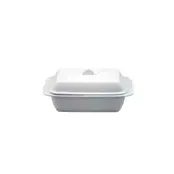 Melamine 1lb Butter Dish-White