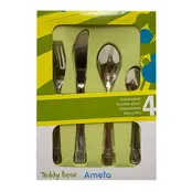 Ourson 2 Children's Teddy Bear 4pc Flatware