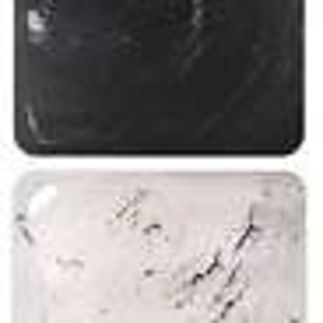 CUT17412-Cutting Mats S/2-Marble B&W CUT17412-Cutting Mats S/2-Marble B&W