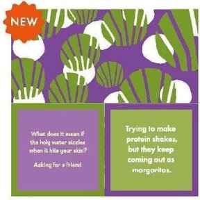 366-7021-cocktail Napkin "Holy Water/Protein Shakes"