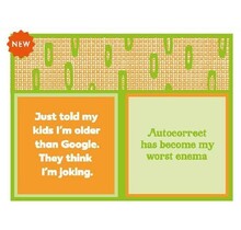 366-7042 Cocktail Napkin "Autocorrect/Older Than Google"