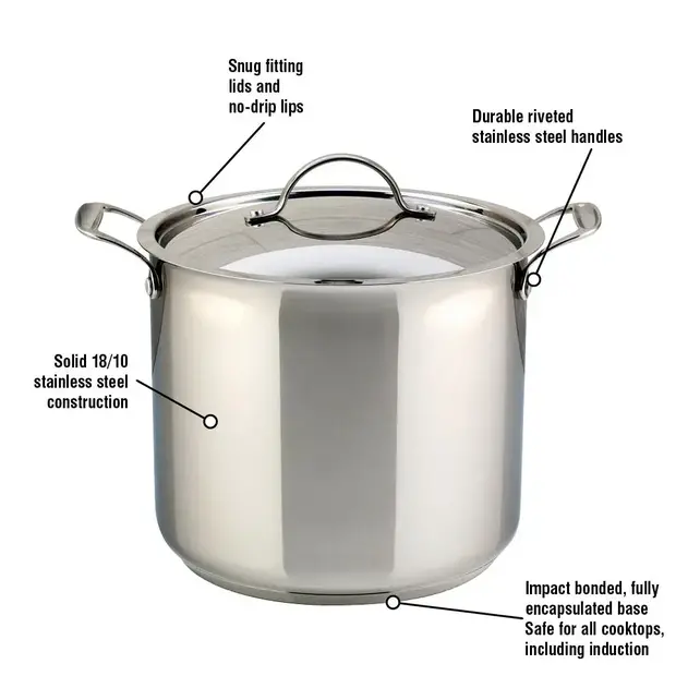 2401-28-14-Confederation 14L Stock Pot