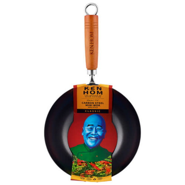 KM320001U  Ken Hom N/S Carbon Steel Wok- 20cm KM320001U  Ken Hom N/S Carbon Steel Wok- 20cm