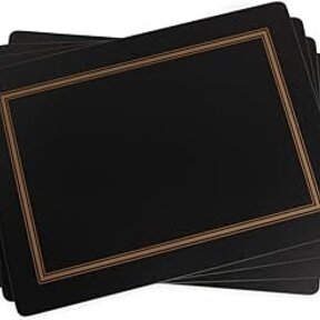8062064-Pimpernel Placemats-Classic Black-Set/4