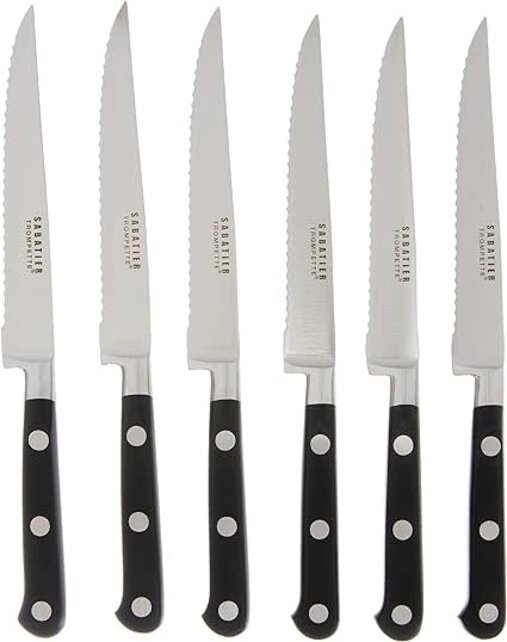 Sabatier Trompette Smooth Blade Steak Set/6