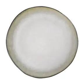 SHADOW NACRE/PEARL WHITE - Dinner Plate
