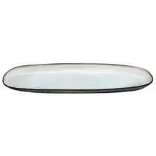 SHADOW NACRE/PEARL WHITE - Large Long Dish 36cm