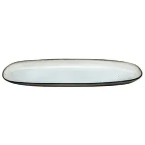 SHADOW NACRE/PEARL WHITE - Large Long Dish 36cm