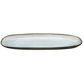 SHADOW NACRE/PEARL WHITE - Small Long Dish 23cm