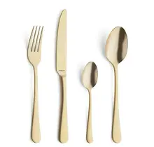 UMV35C40  Flatware 24 pc Set-Side Gold