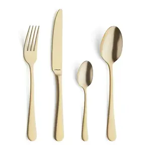 Flatware 24pc Set - Side Gold