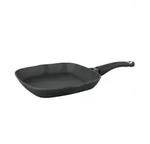 JS-TPM-GR28  Tough Pan Induction Grill Pan 28cm