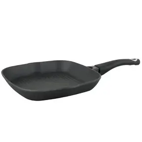 JS-TPM-GR28  Tough Pan Induction Grill Pan 28cm