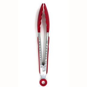 1366581 Silicone Tong 9"-Red