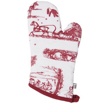 NOM1287D Mitt Pair-Winter Toile