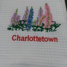 City-Lupin Tea Towel