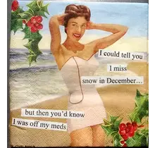 C945400-Cocktail Napkin-Off My Meds